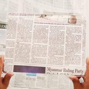 Loupe de lecture avec grand agrandissement pour textes clairs