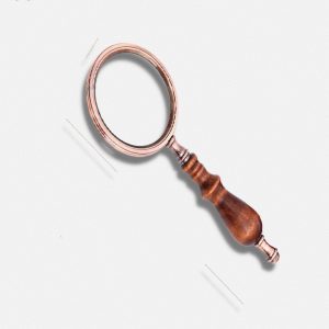 Grosse loupe ancienne pour une utilisation de poche pratique