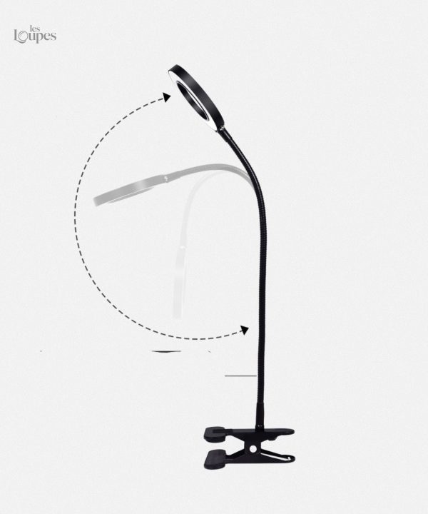 Lampe loupe avec support pour un confort d'utilisation optimal