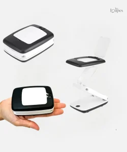 Loupe de poche pratique avec éclairage intégré pour détails clairs