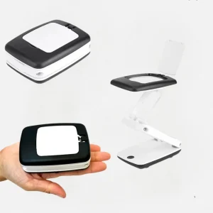 Loupe de poche pratique avec éclairage intégré pour détails clairs