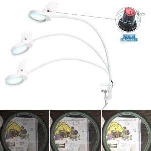 Lampe loupe pratique pour le travail minutieux