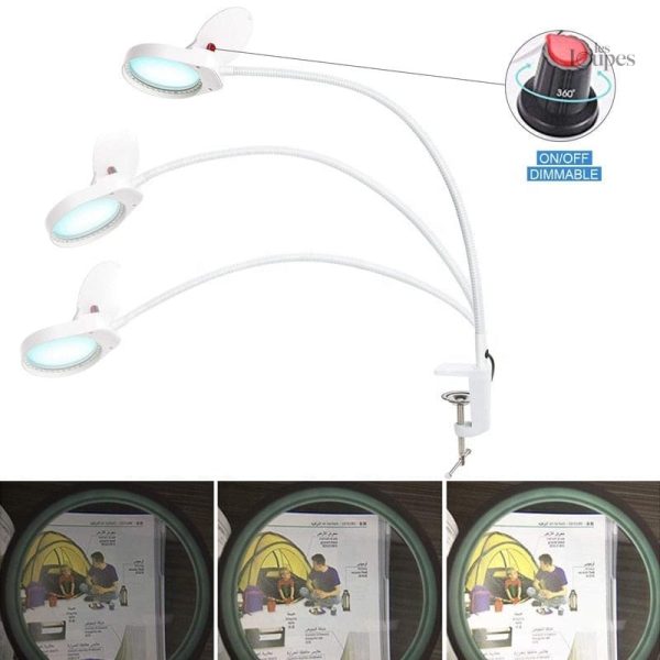 Lampe loupe pratique pour le travail minutieux