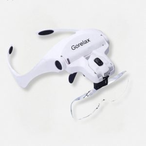 Lampe loupe frontale pour une lecture confortable