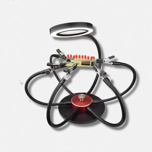 Lampe loupe avec support intégré pour un travail précis