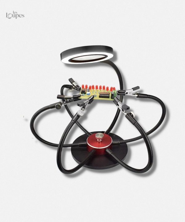 lampe-loupe-troisieme-main-1 Lampe loupe avec support intégré pour un travail précis