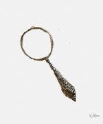Loupe de poche en argent élégante et pratique