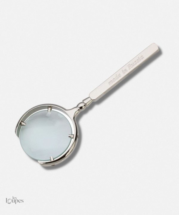 loupe-argent-massif-1 Loupe de poche en argent massif, élégante et pratique