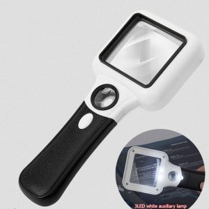 Loupe éclairante avec éclairage intégré pour une vision claire