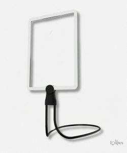 Loupe LED pour basse vision, idéale pour la lecture