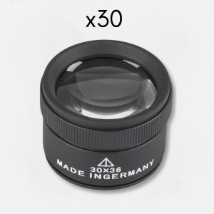 Loupe de bijoutier x30 pour un grossissement détaillé