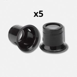 Loupe bijoutier x5 pour un grossissement optimal des bijoux