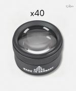 Loupe de bijoutier x40 pour une observation détaillée des pierres