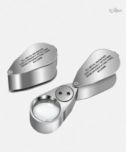 Loupe x40, outil essentiel pour bijouterie et vérification de poinçons