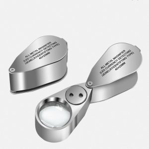 Loupe x40, outil essentiel pour bijouterie et vérification de poinçons