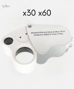 Loupe de botaniste pour l'observation des détails naturels
