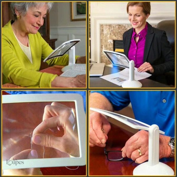 Loupe de lecture pratique pour un agrandissement facile