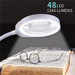 Loupe éclairante pour une lecture confortable