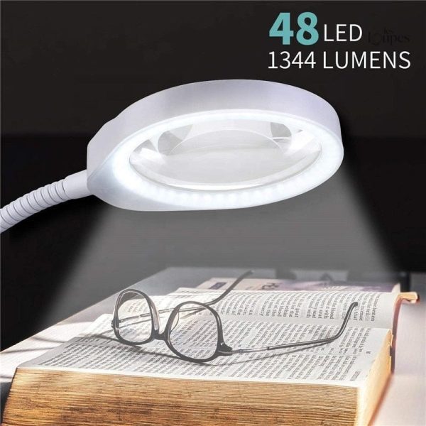 Loupe éclairante pour une lecture confortable