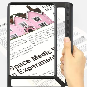 Loupe de lecture pour aider les personnes atteintes de DMLA