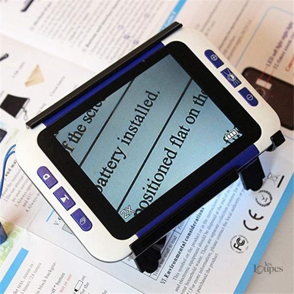 Loupe électronique portable, idéale pour les petits caractères