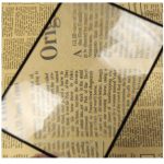 Loupe A4 idéale pour faciliter la lecture des petits caractères