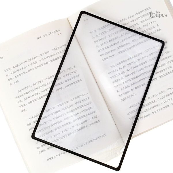 Accessoire de lecture géant pour un confort visuel optimal