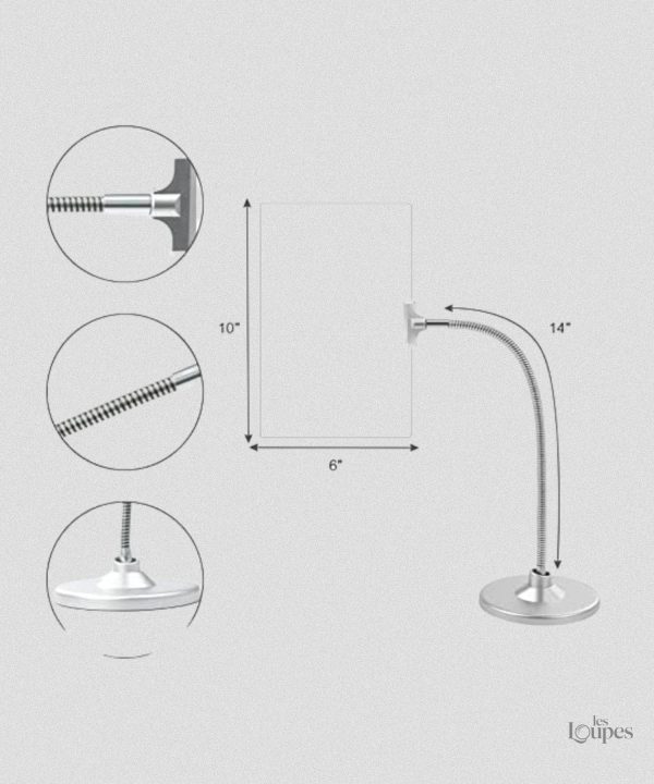 Loupe de Lecture ergonomique, idéale pour le texte fin
