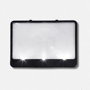Loupe de lecture LED rectangulaire pour un confort visuel optimal