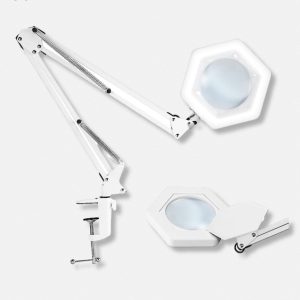 Loupe de travail avec éclairage intégré pour un zoom optimal