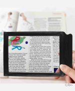 Loupe de lecture, grossissement élevé, adaptée aux personnes âgées
