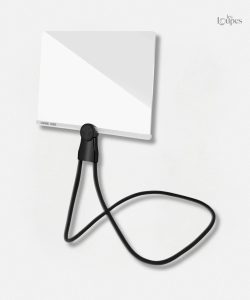 Loupe en verre pour la lecture, idéale pour agrandir le texte