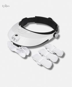 Loupe frontale binoculaire pour un agrandissement précis
