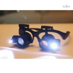 Loupe frontale pratique avec lumière intégrée pour artisans