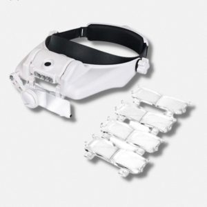 Loupe frontale grossissante pour un agrandissement pratique