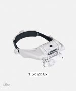 Loupe frontale d'horloger pour un travail de précision