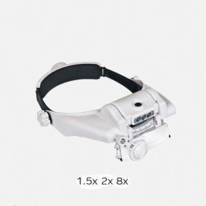 Loupe frontale d'horloger pour un travail de précision