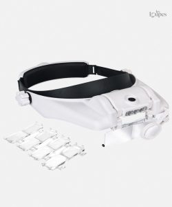 Loupe frontale LED pour un éclairage optimal lors de l'observation