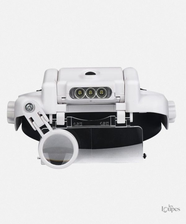 Loupe binoculaire avec éclairage LED, idéale pour les détails fins