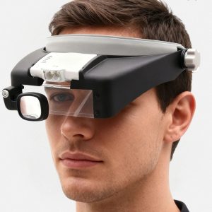 Loupe de bijouterie avec éclairage intégré et réglable