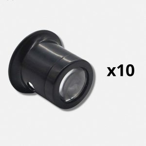 Loupe grossissante x10 pour un agrandissement optimal