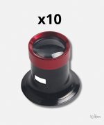 Loupe de bijoutier avec grossissement x10 pour un examen précis