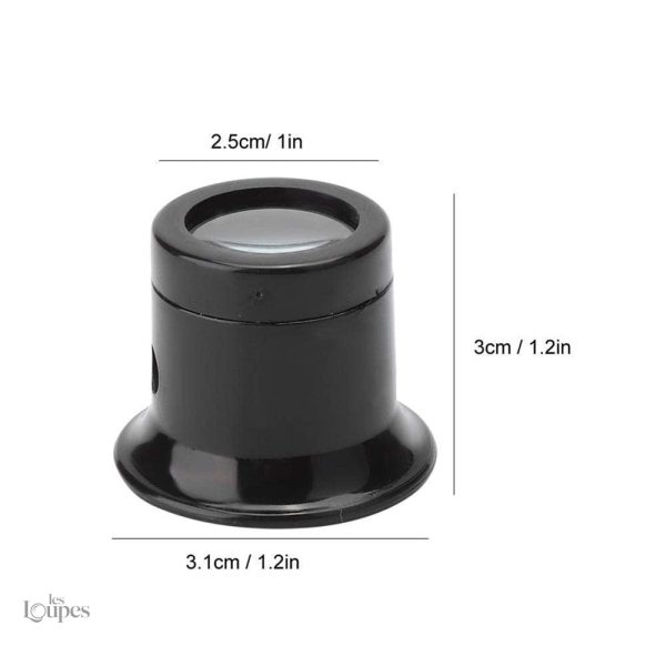 Loupe de précision pour l'examen minutieux des bijoux et gemmes
