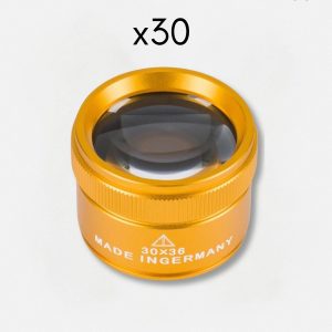 Loupe de bijoutier x30 pour un grossissement détaillé