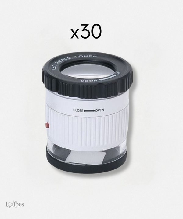 loupe-horloger-x30-1 Loupe d'horloger x30 avec éclairage LED intégré