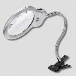 Loupe lumineuse main libre pour une lecture confortable