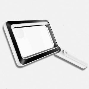 Loupe lumineuse pour malvoyant, idéale pour la lecture