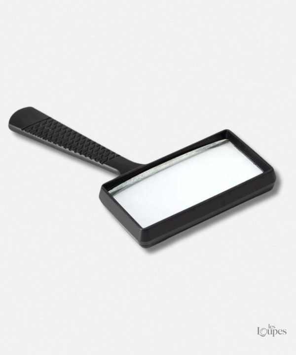 Loupe de lecture pratique, design rectangulaire, agrandissement efficace