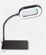 Loupe lumineuse sur pied pour une lecture confortable