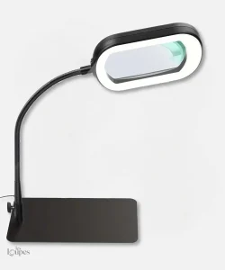 Loupe lumineuse sur pied pour une lecture confortable